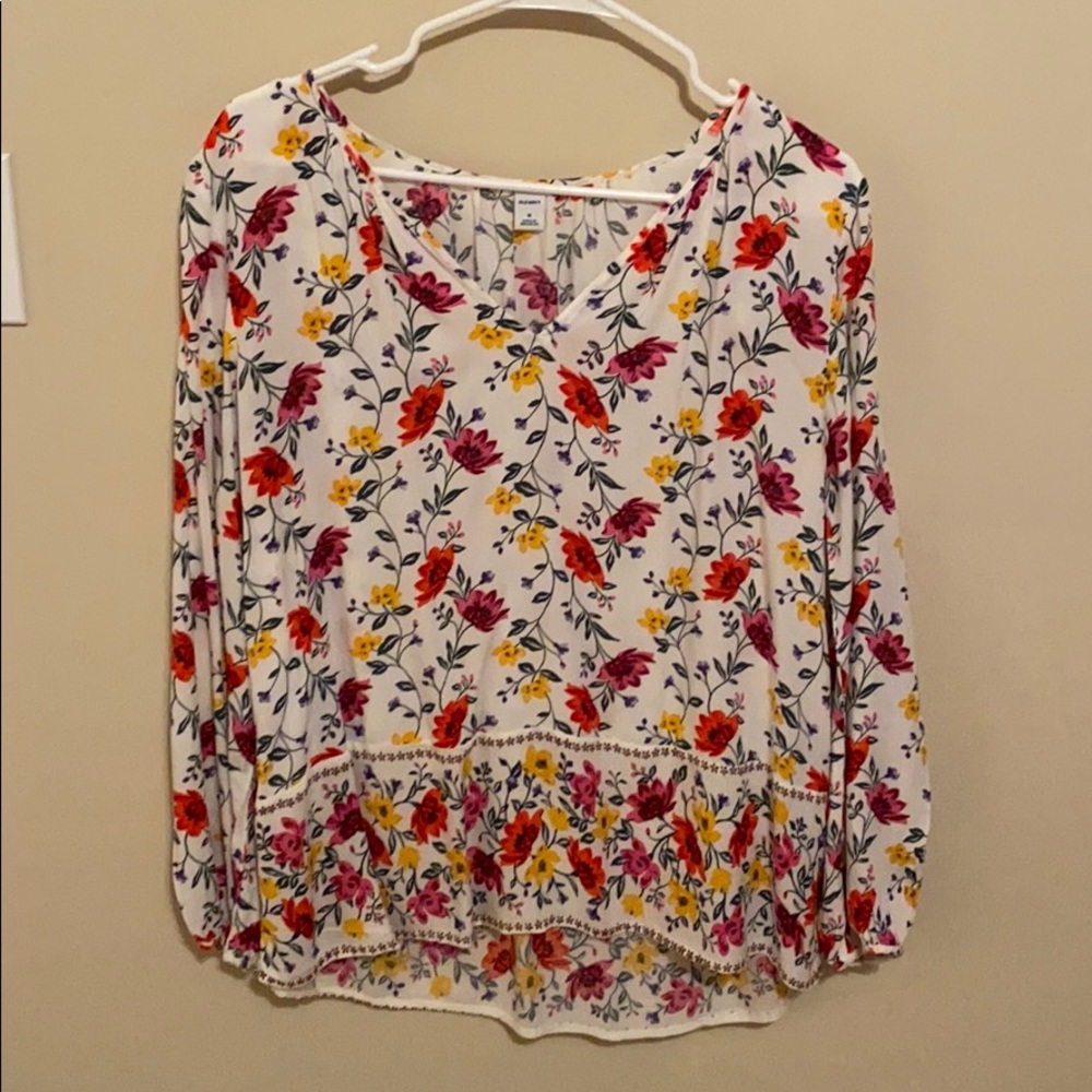 Floral Old Navy Blouse